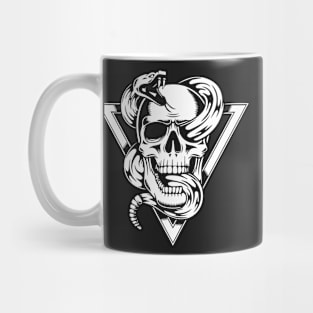 SKULL SNAKY COOL (WHITE ON) Mug